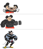 Buff Mickey Mouse Meme Generator