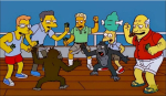 Pelea de monos Los Simpson Meme Generator