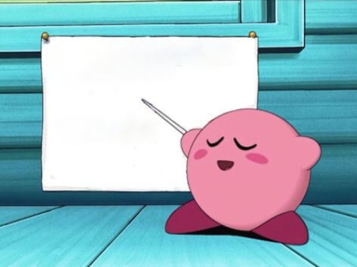 Kirby explicando