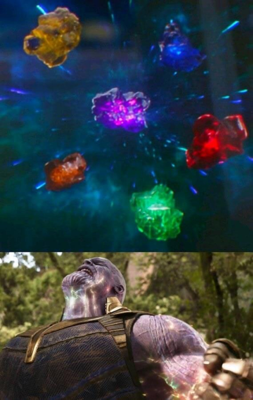 Thanos y las gemas del infinito